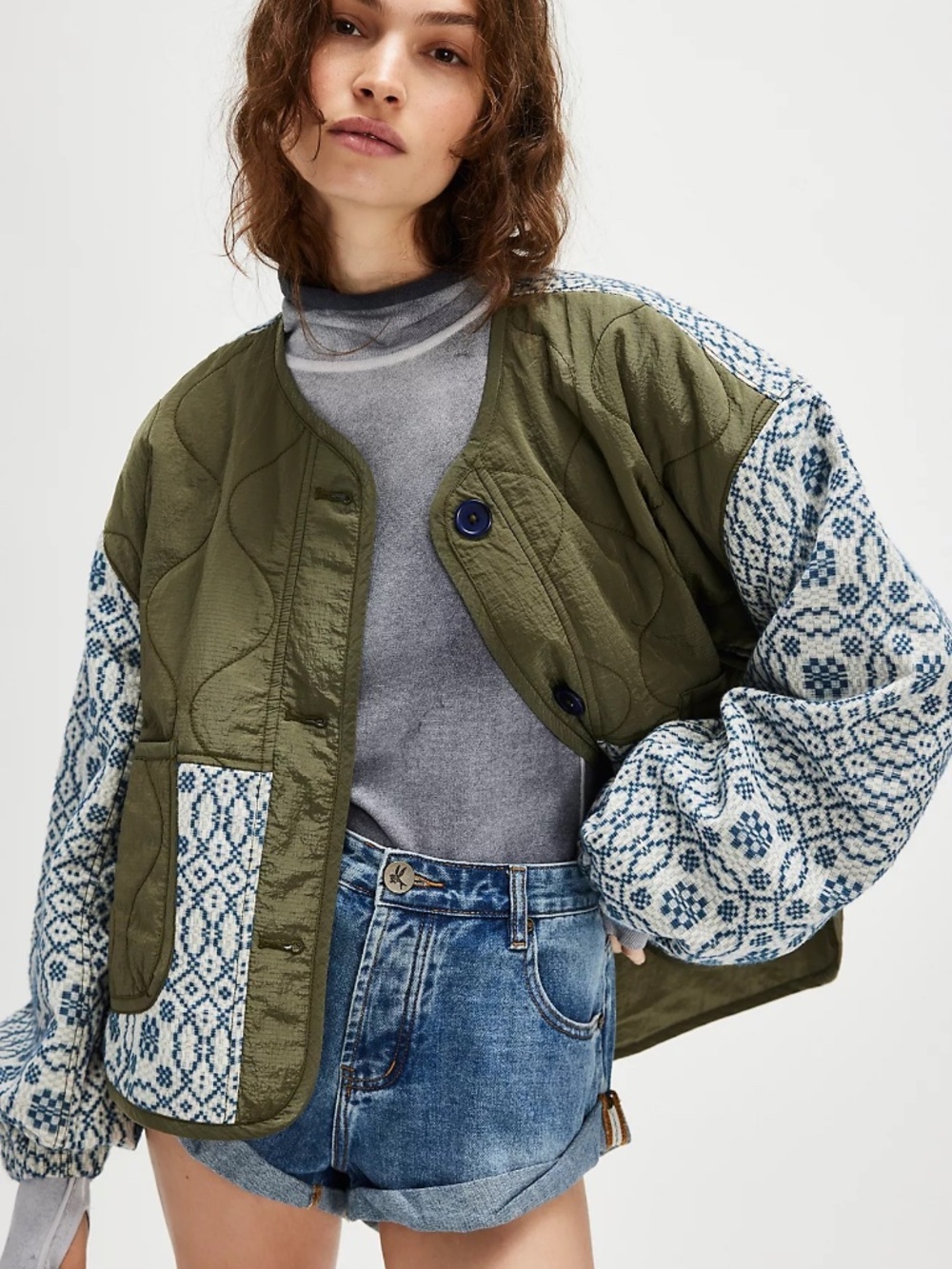 Free People Soleil Sky Liner Jacket XS - Picture 2 of 4